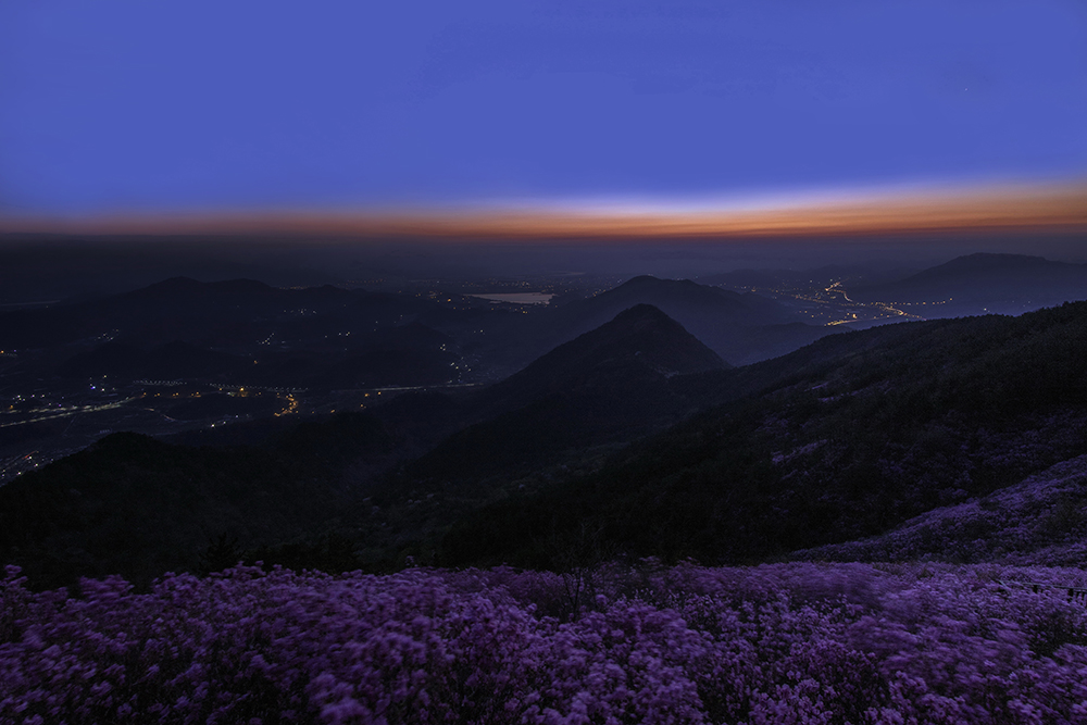 야경이 아름다운 창원 공모전 - 천주산 여명 이미지1